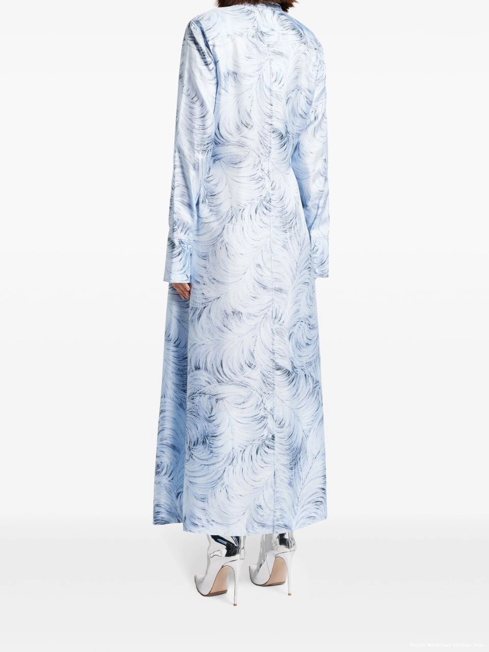 Affordable midi McCartney dress Women feather-print Stella 0401